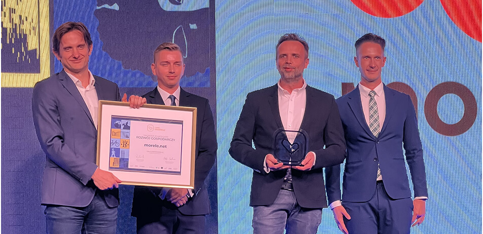 Morele.net zdobywa nagrodę w kategorii Rozwój Gospodarczy podczas Gali LoveKraków.pl!